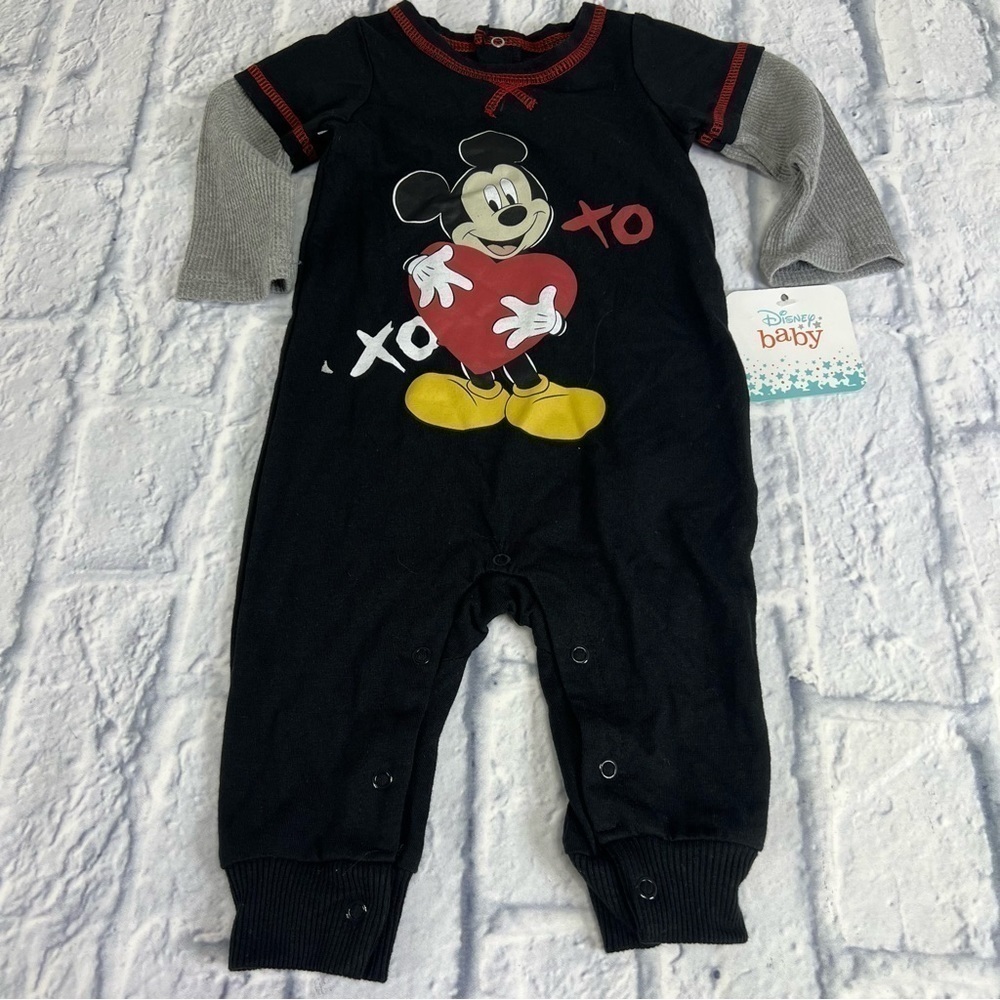 Mickey Mouse one piece valentine's Day NEW